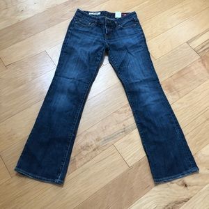 Express wide leg jeans dark denim size 6